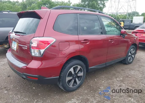 2017 Subaru Forester 2.5I Premium из США, поврежденный, VIN JF2SJAEC0HH552515